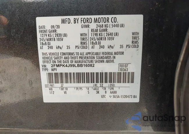 2FMPK4J99LBB16082: 42734754