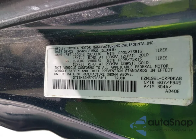 5TESM92N52Z108191: 42734779