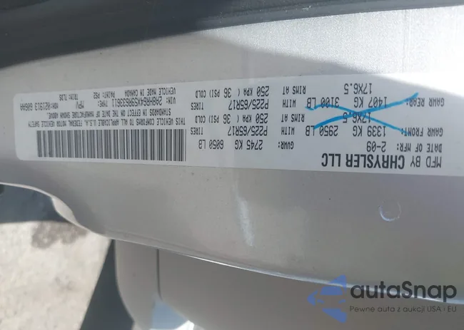 2A8HR64X59R633611: 42736252