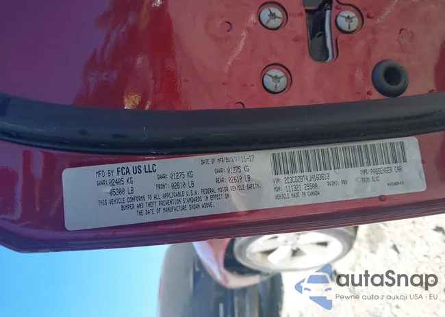 2C3CDZBT4JH183613: 42736300