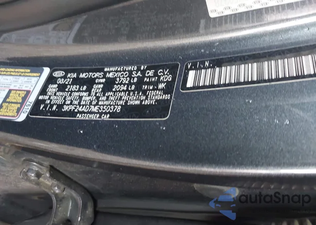 3KPF24AD7ME350378: 42736507