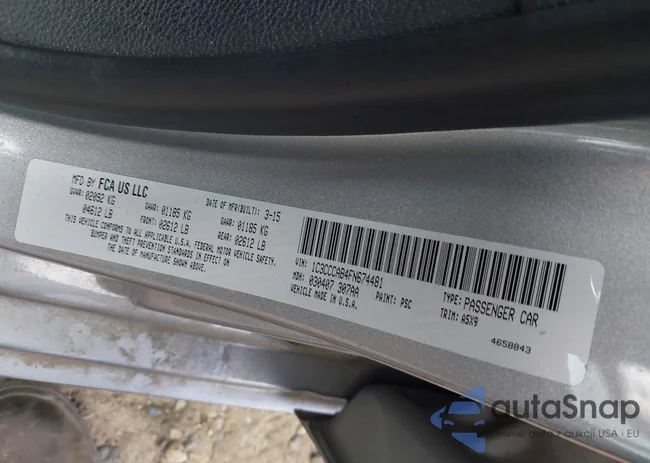 1C3CCCAB4FN674481: 42737181