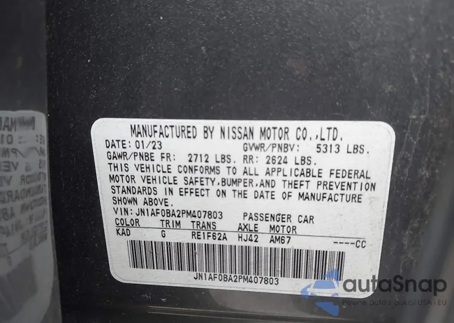 JN1AF0BA2PM407803: 42736787