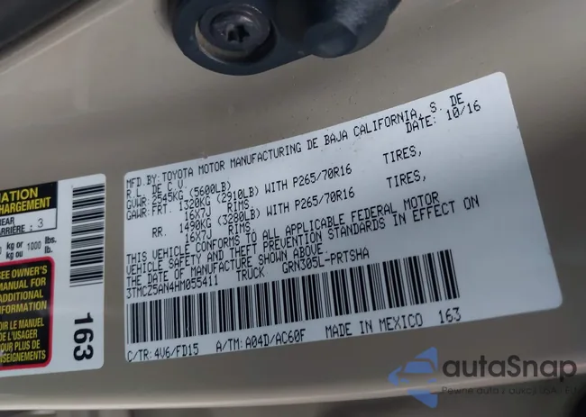 3TMCZ5AN4HM055411: 42736967