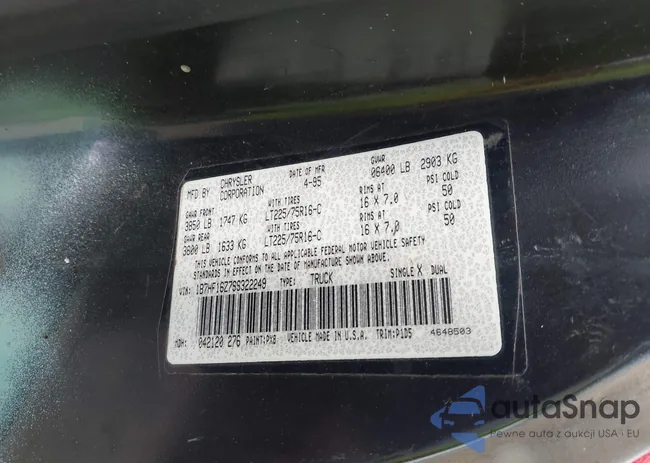 1B7HF16Z7SS322249: 42736992