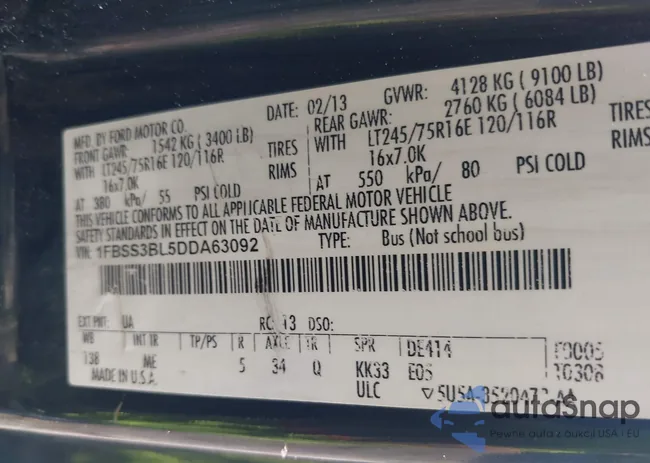 1FBSS3BL5DDA63092: 42738426