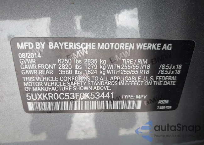 5UXKR0C53F0K53441: 42737906