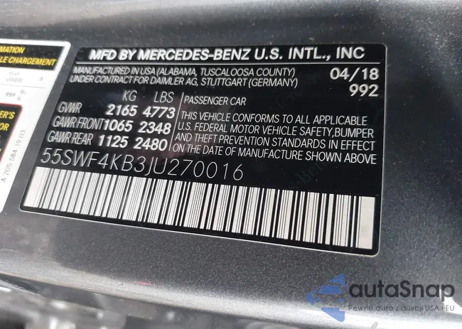 55SWF4KB3JU270016: 42739221