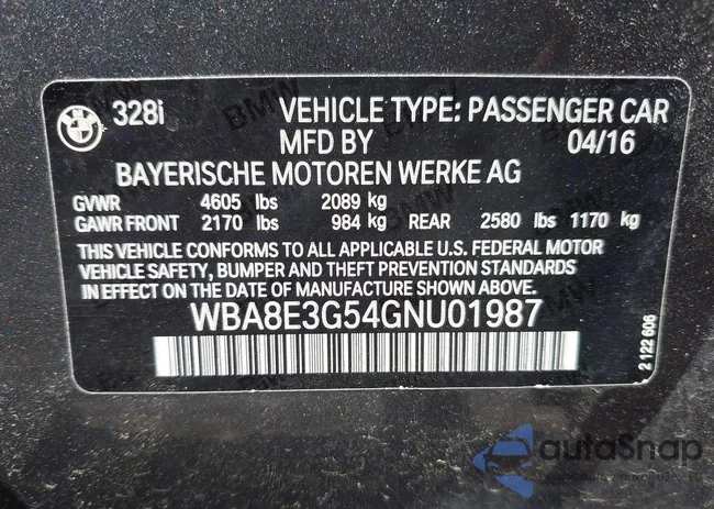 WBA8E3G54GNU01987: 42739232