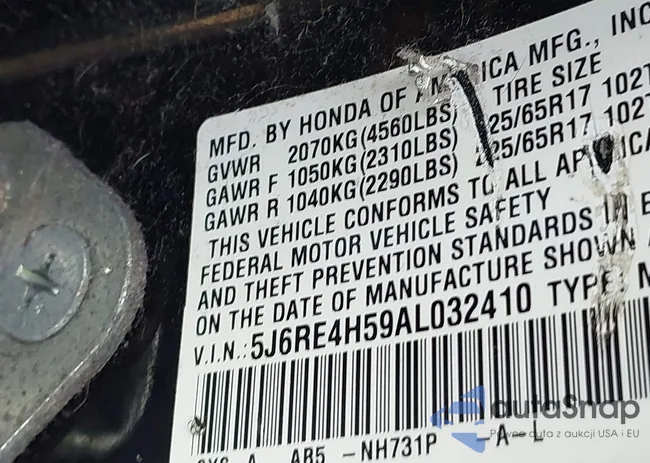 5J6RE4H59AL032410: 42739337