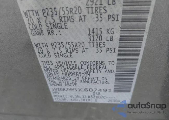 5N1DR2MM5JC607491: 42738760