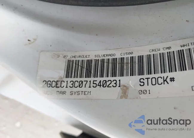 2GCEC13C071540231: 42738769