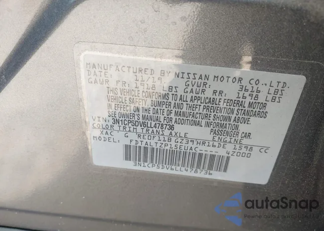 3N1CP5DV6LL478736: 42738855