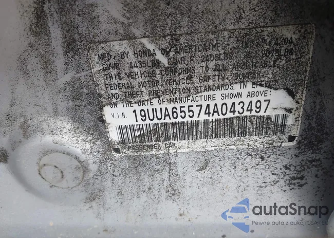 19UUA65574A043497: 42738863