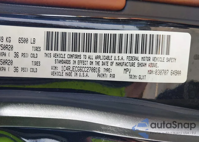 1C4RJECG6CC270816: 42739079