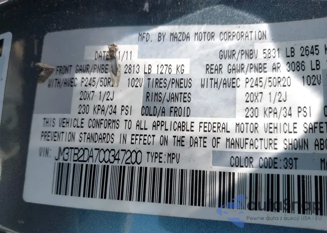 JM3TB2DA7C0347200: 42740287