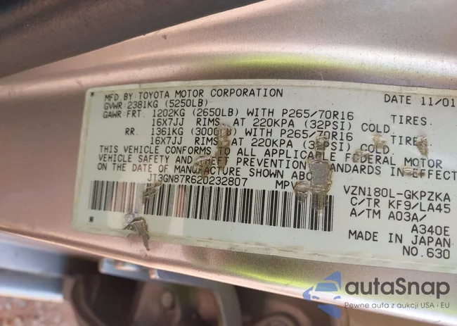 JT3GN87R620232807: 42740359