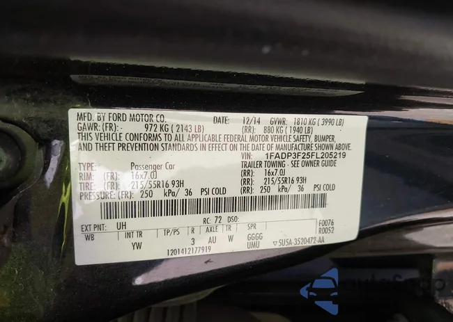 1FADP3F25FL205219: 42740376