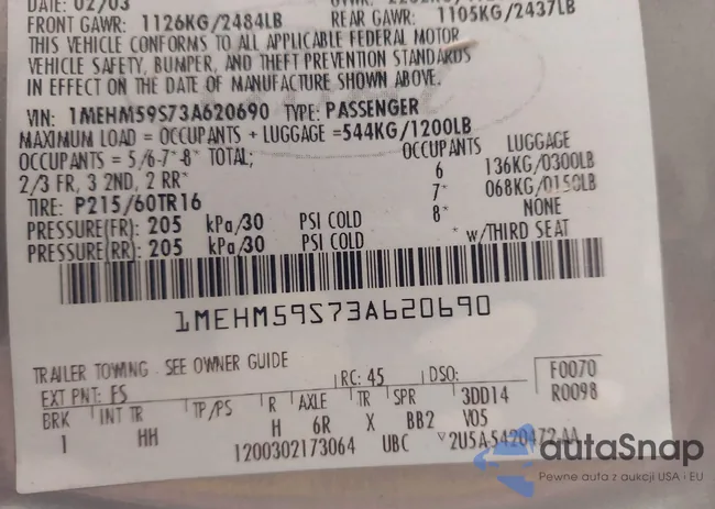 1MEHM59S73A620690: 42740596