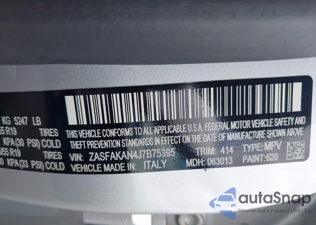 ZASFAKAN4J7B75395: 42740600