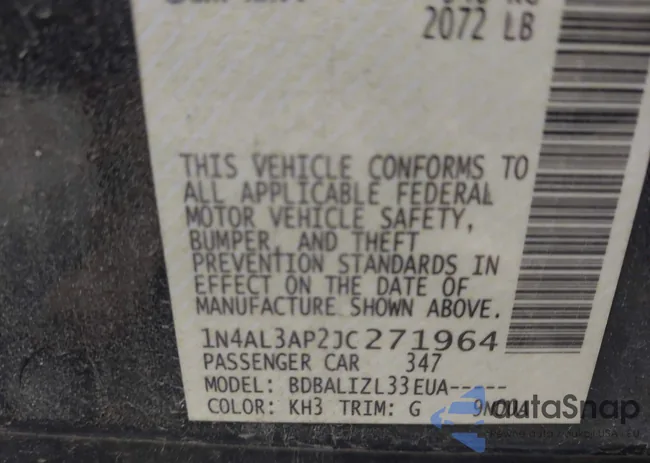 1N4AL3AP2JC271964: 42740630