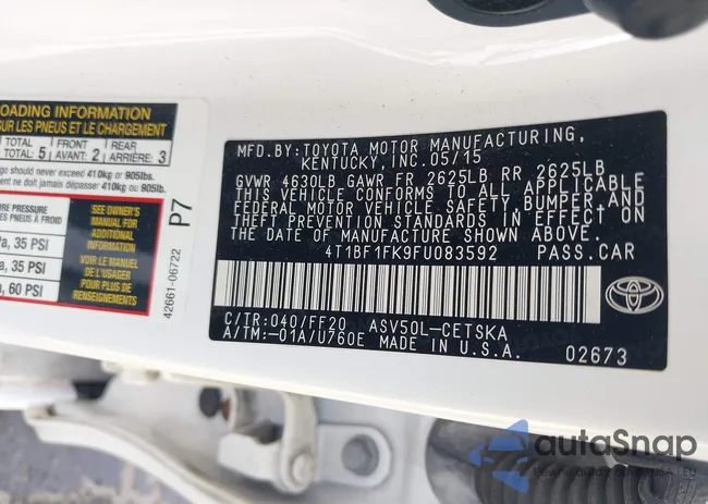 4T1BF1FK9FU083592: 42741126