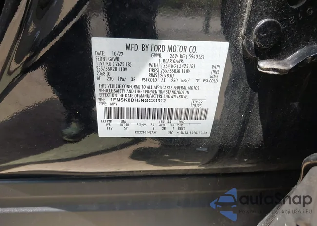 1FMSK8DH5NGC31312: 42741159