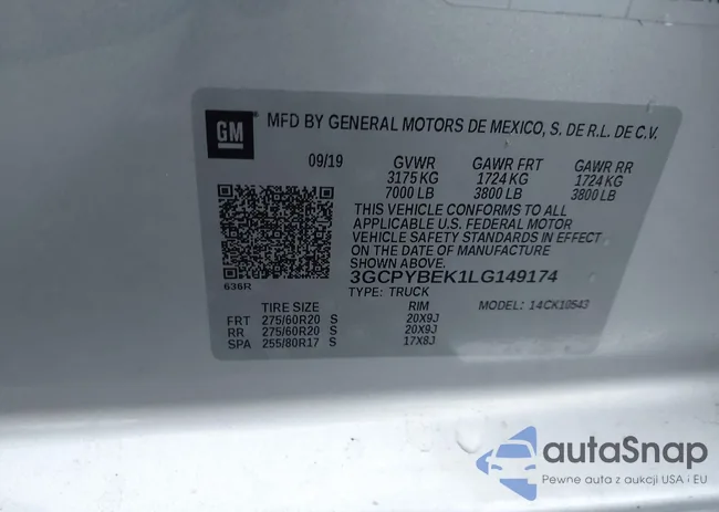 3GCPYBEK1LG149174: 42740824