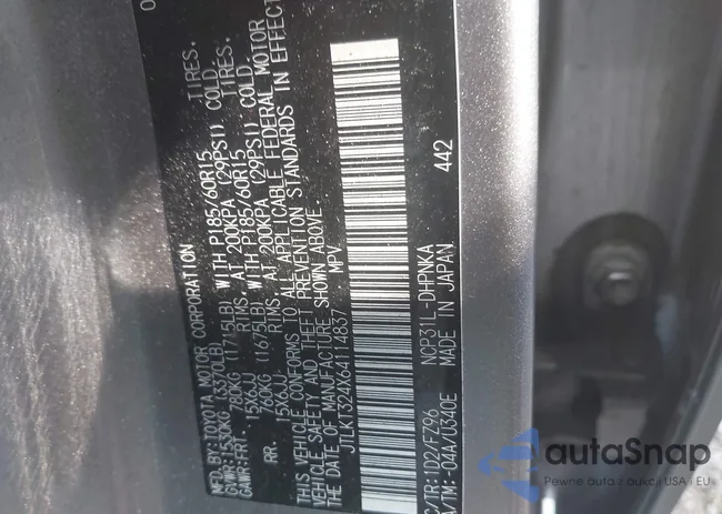 JTLKT324X64114837: 42742353