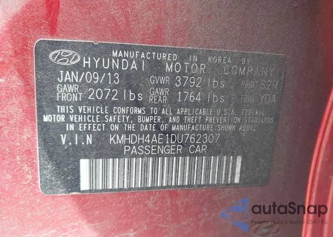 KMHDH4AE1DU762307: 42742368