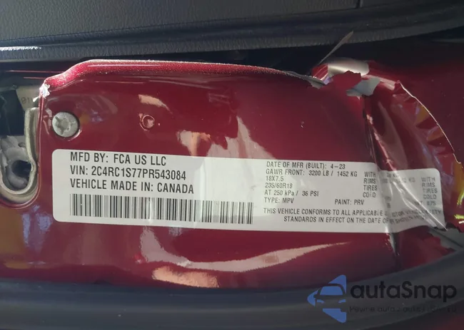 2C4RC1S77PR543084: 42742388