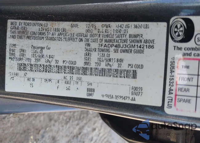 3FADP4BJ3GM142186: 42742491