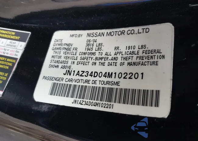 JN1AZ34D04M102201: 42742569