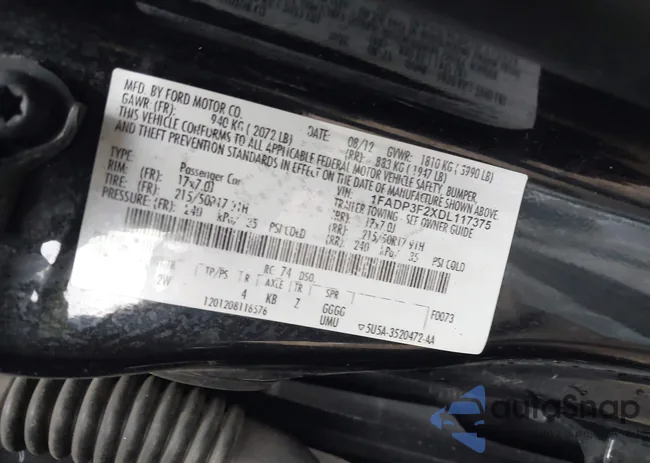 1FADP3F2XDL117375: 42741748