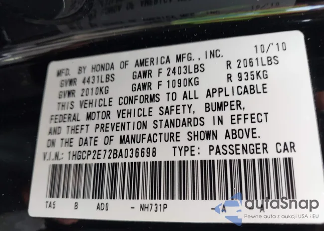 1HGCP2E72BA036698: 42741780