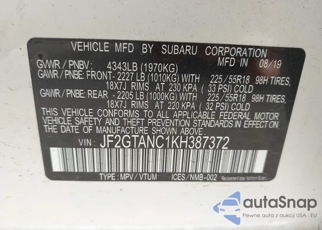 JF2GTANC1KH387372: 42741988