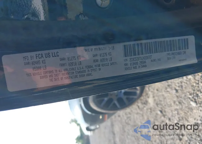 2C3CDZBT9JH229727: 42743210