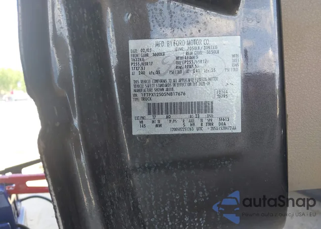 1FTPX12505NB17676: 42743274