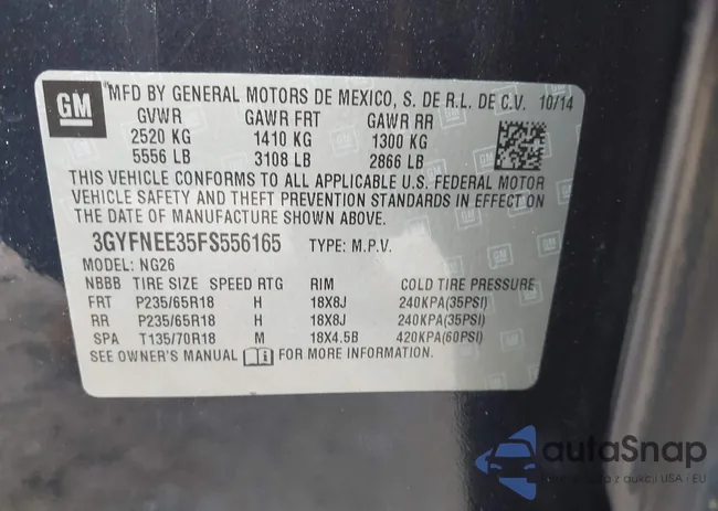 3GYFNEE35FS556165: 42743450