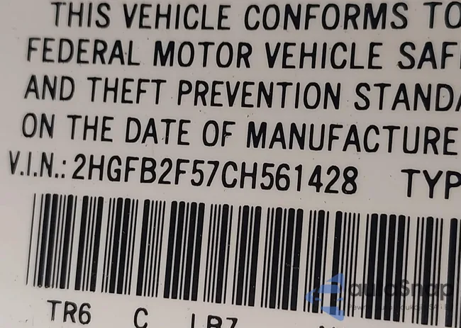 2HGFB2F57CH561428: 42743451