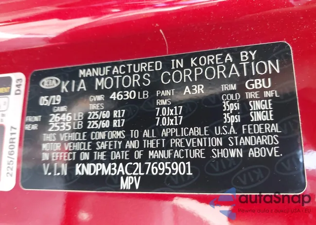 KNDPM3AC2L7695901: 42743527