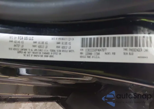 1C3CCCCG3FN647877: 42743697