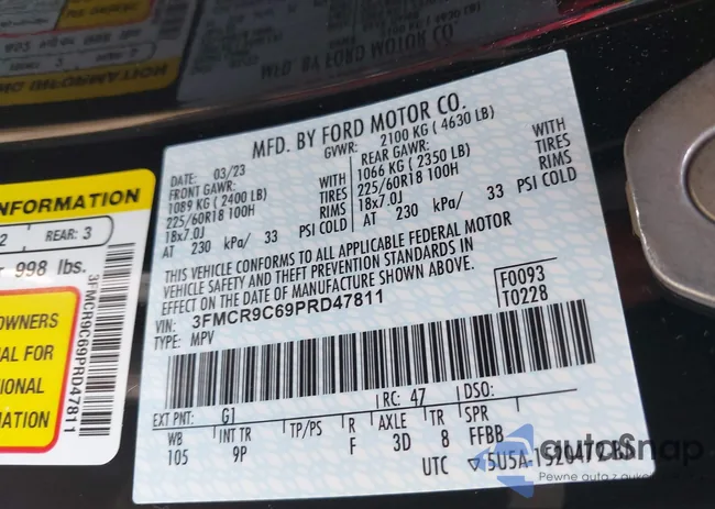 3FMCR9C69PRD47811: 42742884