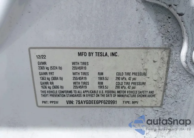 7SAYGDEE6PF620991: 42743016