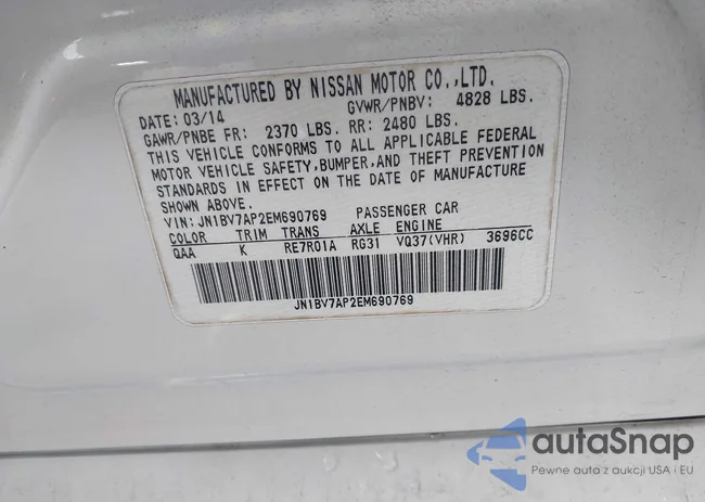 JN1BV7AP2EM690769: 42743093