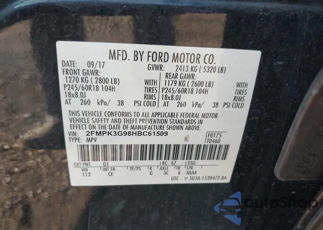 2FMPK3G98HBC61509: 42744337