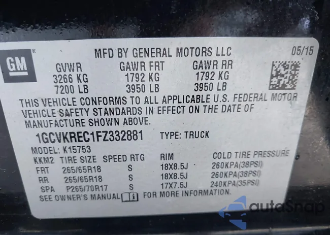 1GCVKREC1FZ332881: 42744439