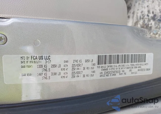 2C4RDGCG7HR726159: 42744617