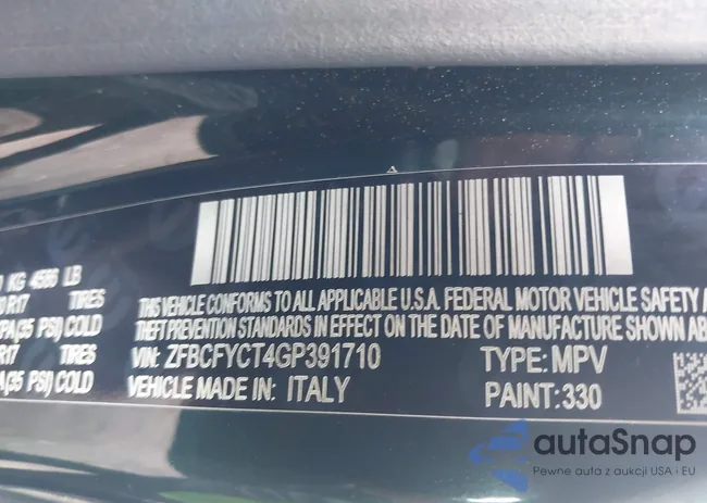 ZFBCFYCT4GP391710: 42743794