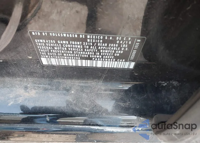 3VW2A7AU2FM089296: 42743826